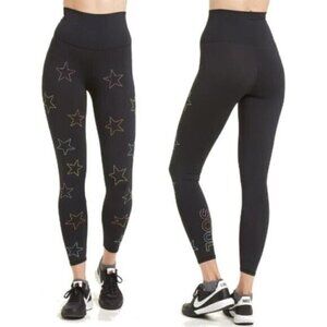 BEACH RIOT x SOUL Cycle Star Studded‎ High Rise Leggings Women Size Medium